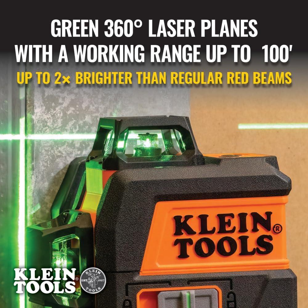 Nivel Láser Autonivelante Klein Tools 93CPLG Verde 360°