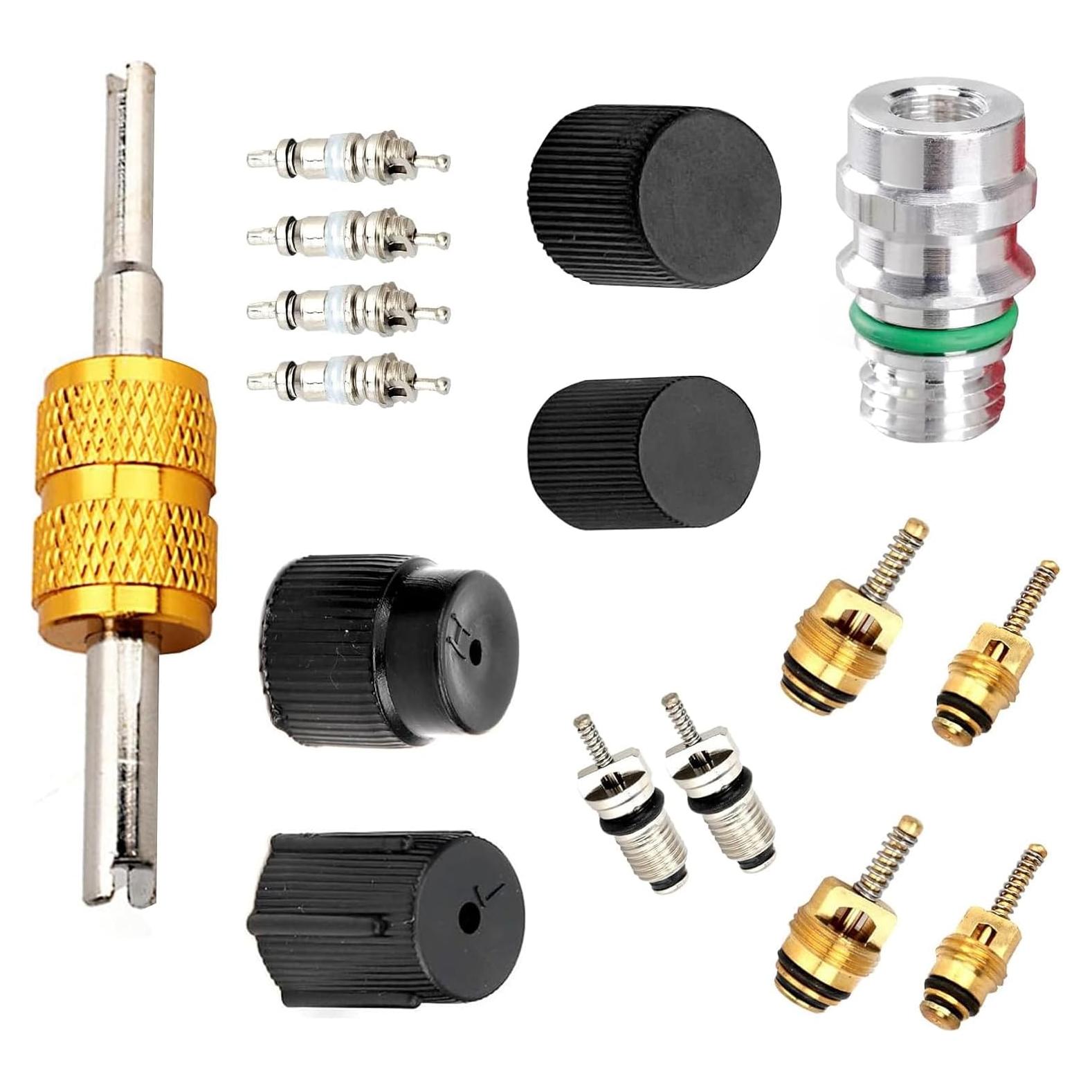 Kit de Válvula de Aire Acondicionado 16 Piezas Downhill R134A