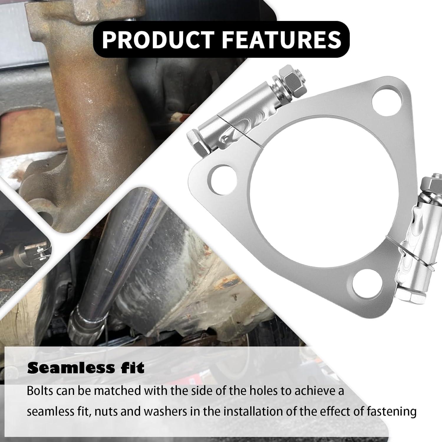 Brida de Escape Dividida YGDMD 6.35 cm Acero Galvanizado