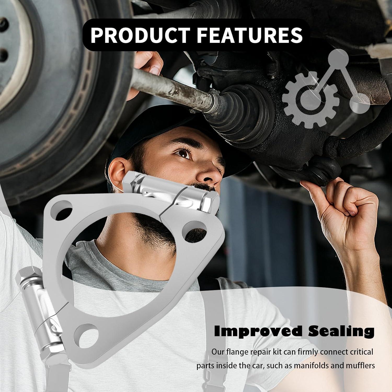 Brida de Escape Dividida YGDMD 6.35 cm Acero Galvanizado