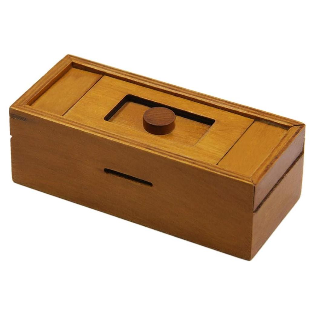 Caja Puzzle de Madera ATDAWN con Compartimentos Secretos