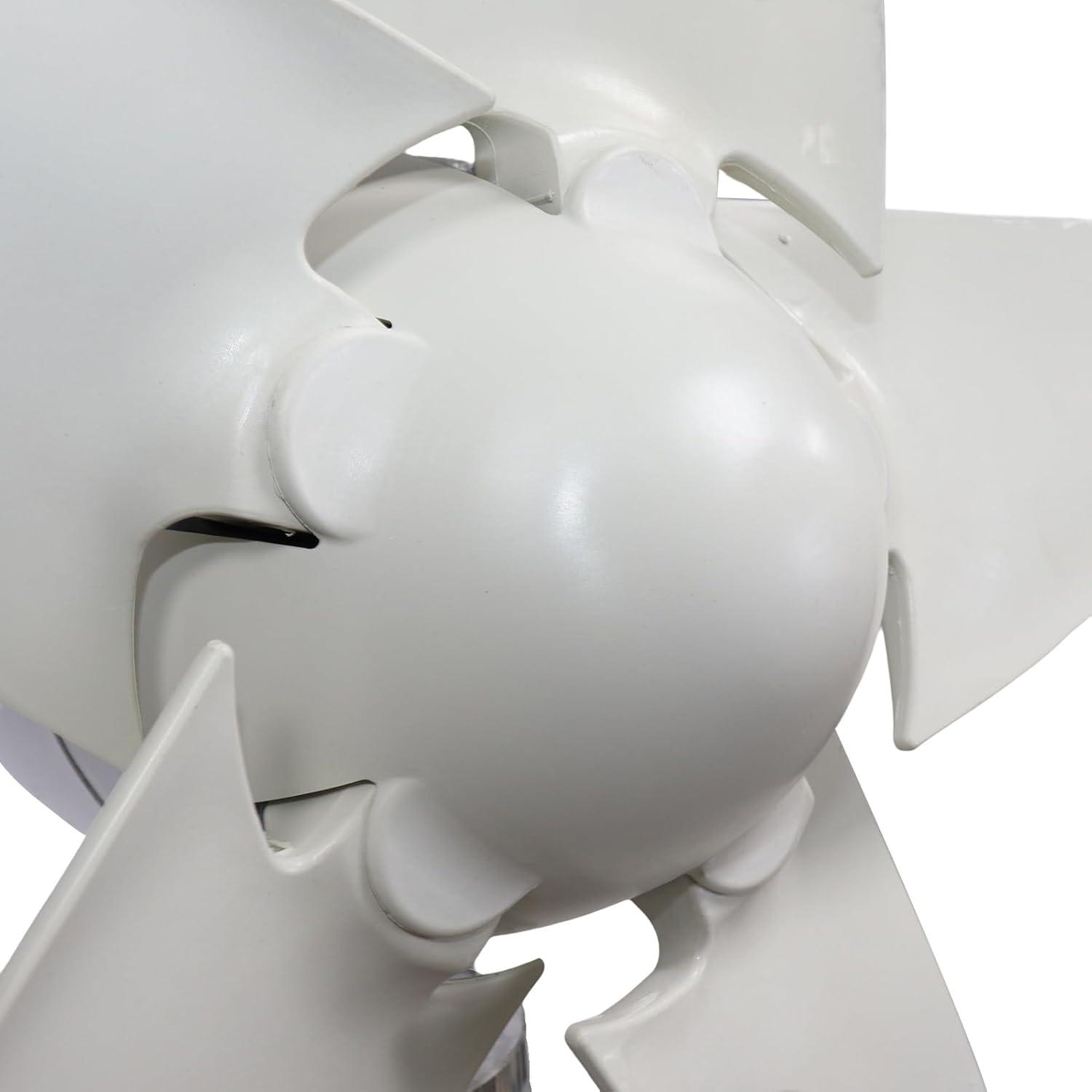 Generador Eólico Awjaisca 1200W Blanco, 5 Palas, Resistente