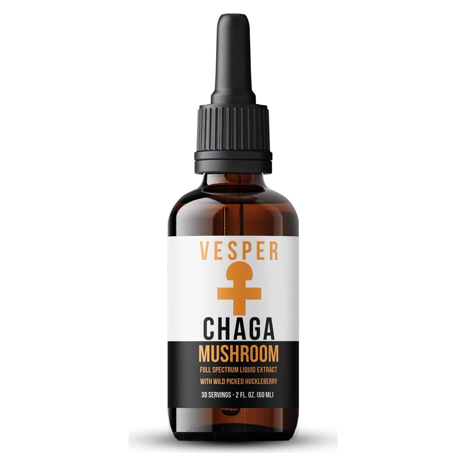 Extracto Líquido de Hongo Chaga Vesper 60 ml - Doble Extracción con Arándanos