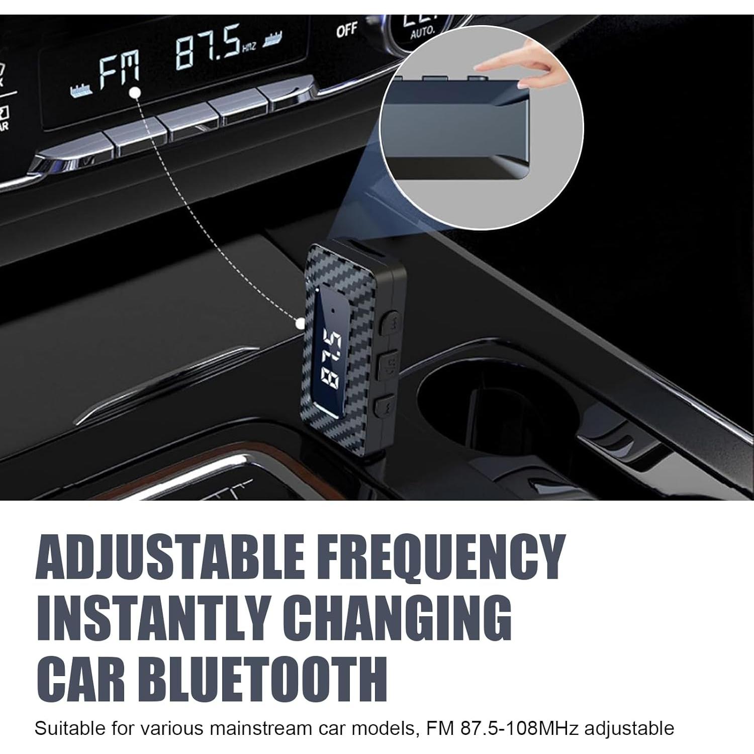 Receptor Bluetooth 5.3 MLY para coche y PC, adaptador AUX