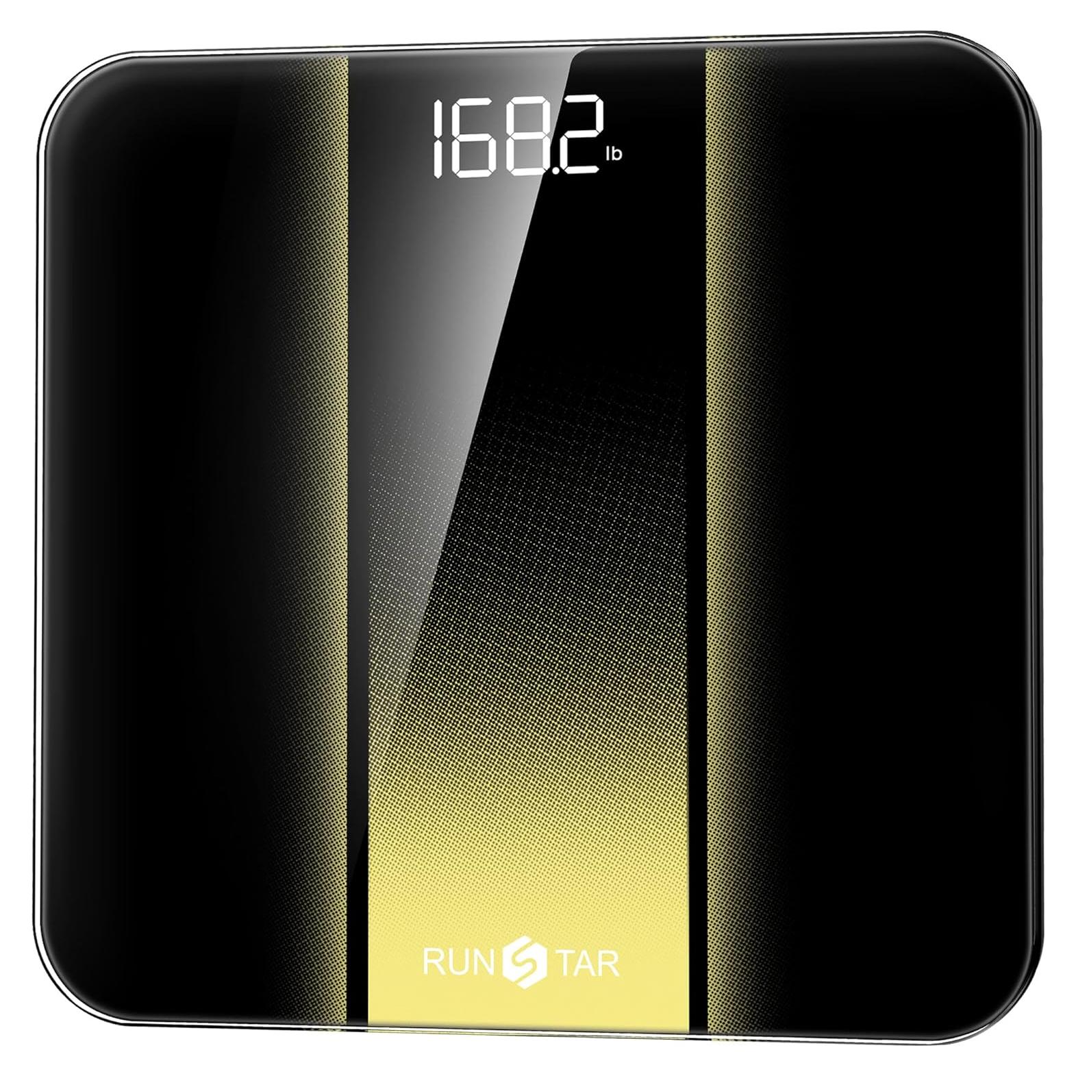 Báscula Digital de Baño RunStar BG2403, 181kg, Pantalla LED
