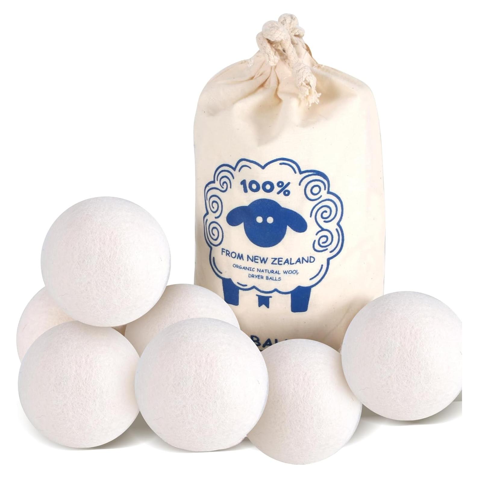 Bolas de Secadora de Lana Gnvop 6-Pack 6.1 cm Ecológicas