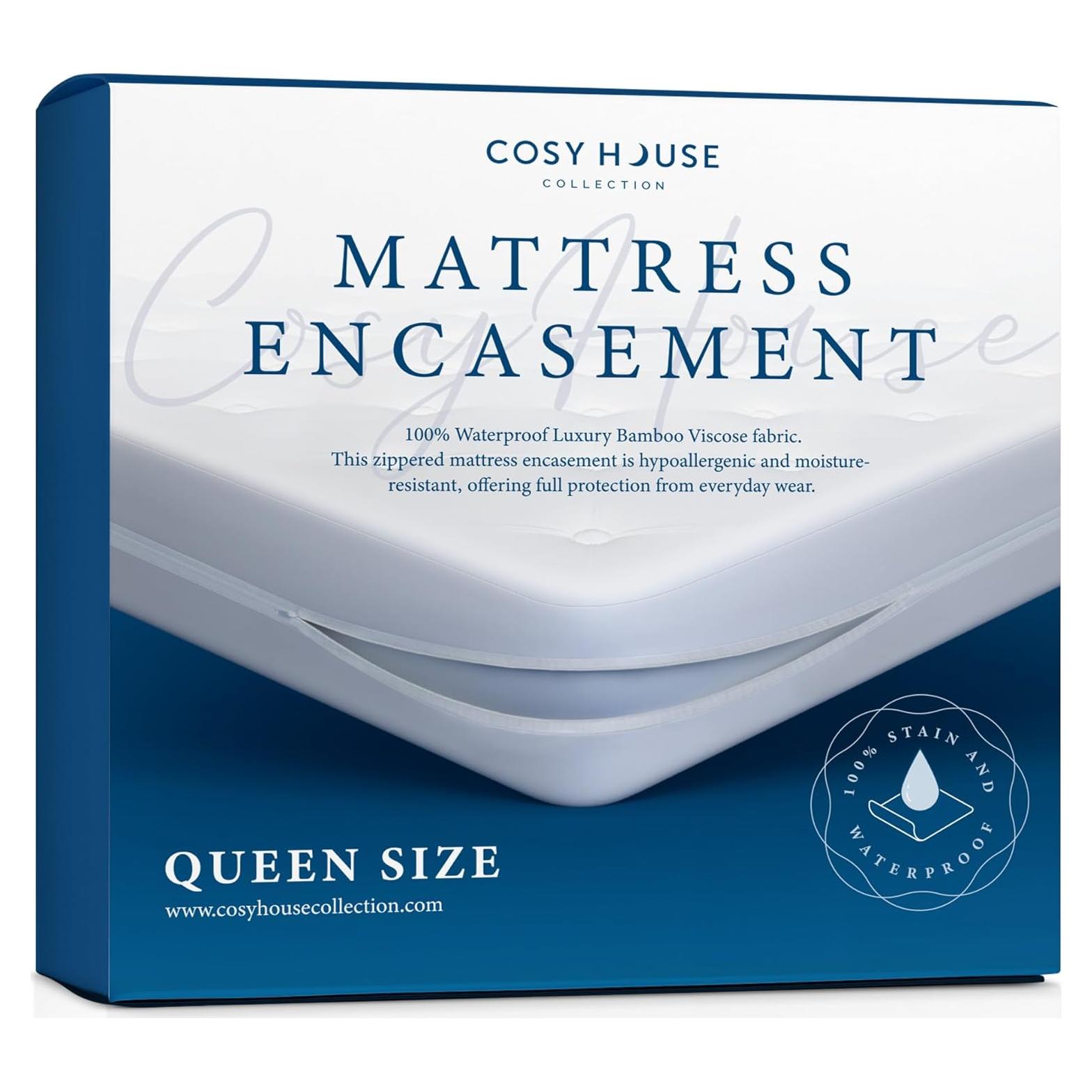Funda de colchón Reina Cosy House Collection 100% Impermeable