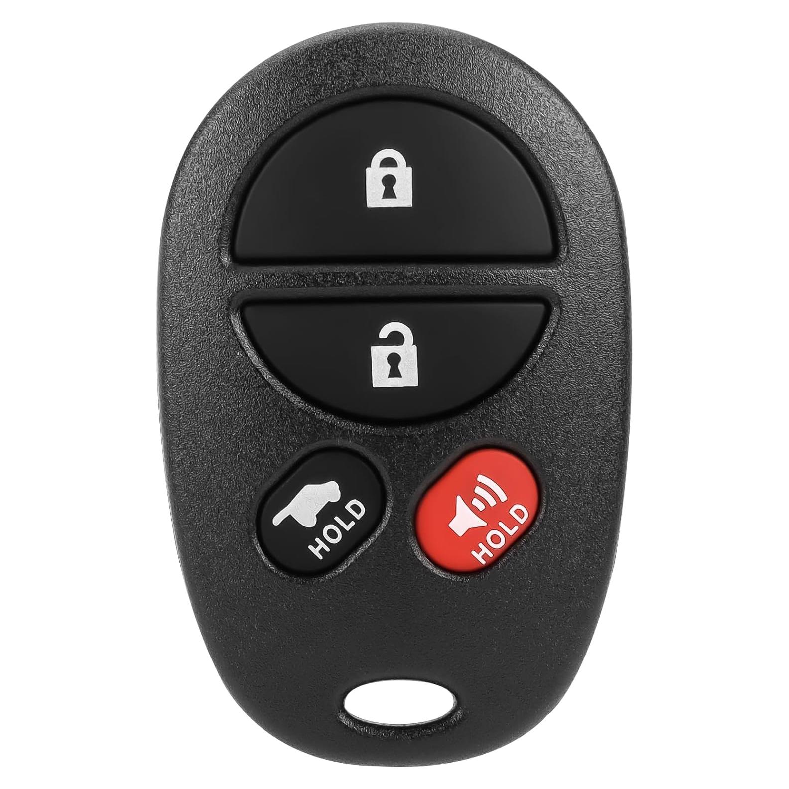 Llavero control remoto Toyota Solara 2004-2008 OGATOO 4 botones