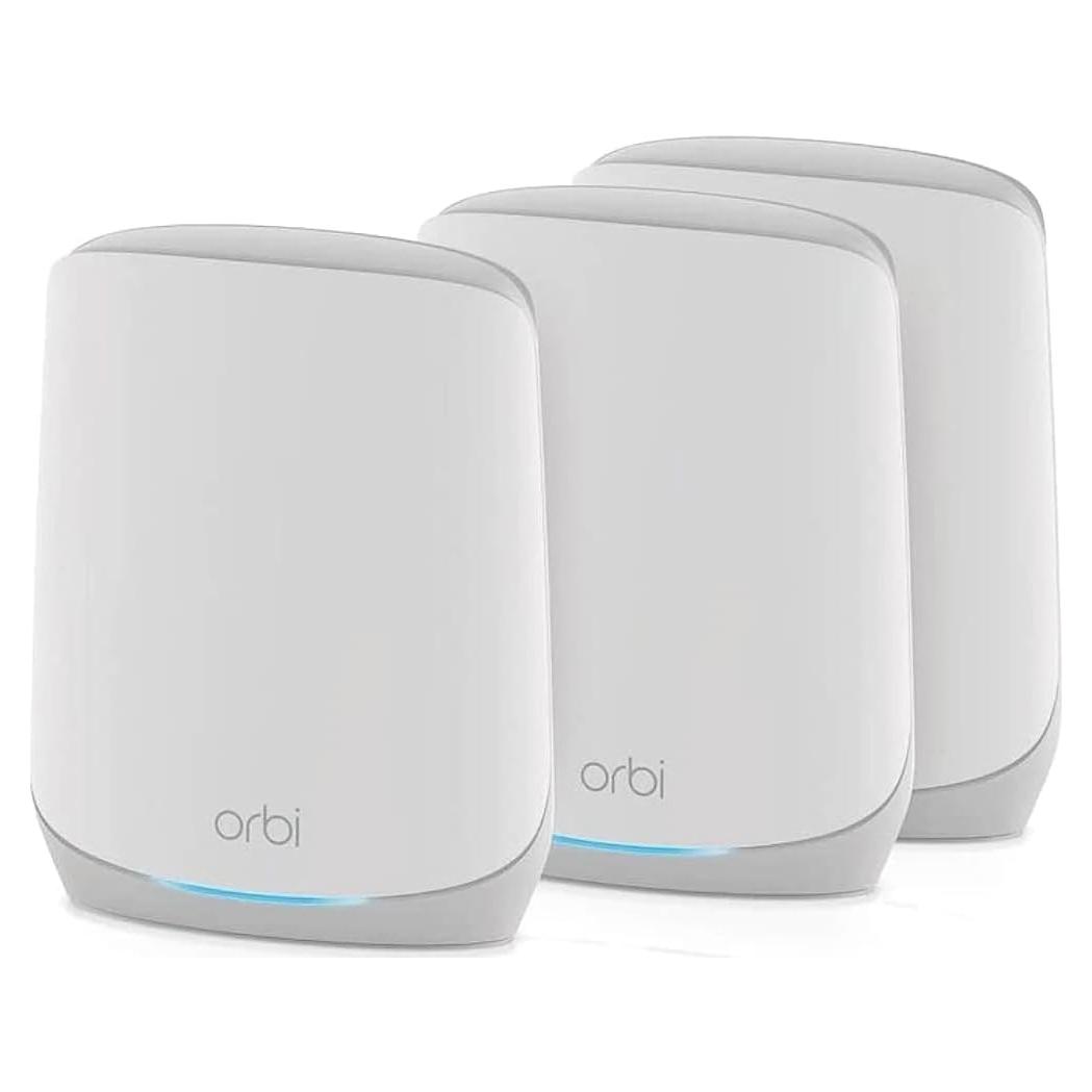Router Malla Netgear Orbi RBK763S WiFi 6 Tri-Band + 2 Satélites