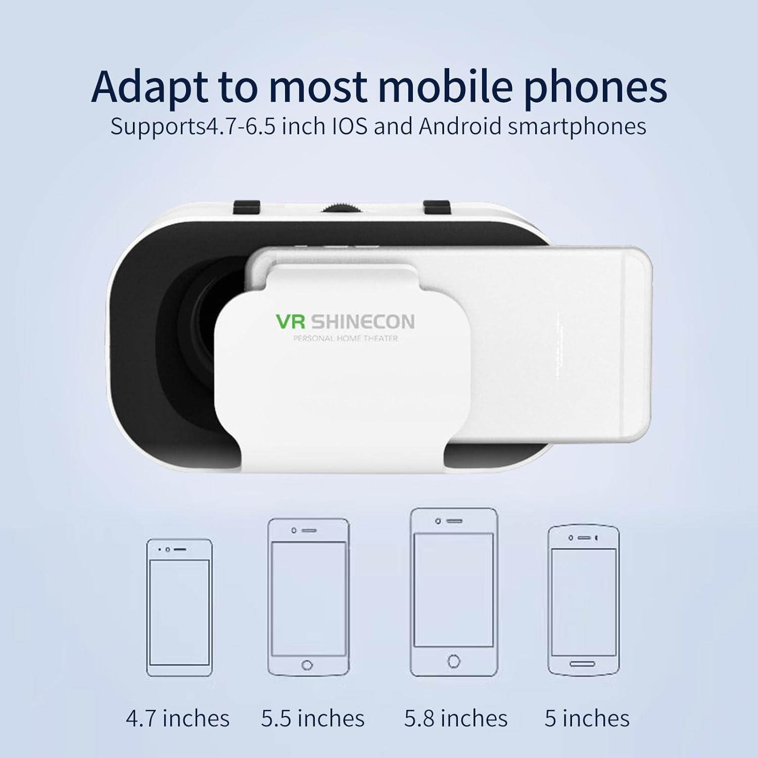 Gafas VR Sylpmoplar Ajustables para Teléfonos 4.7 a 6.5"