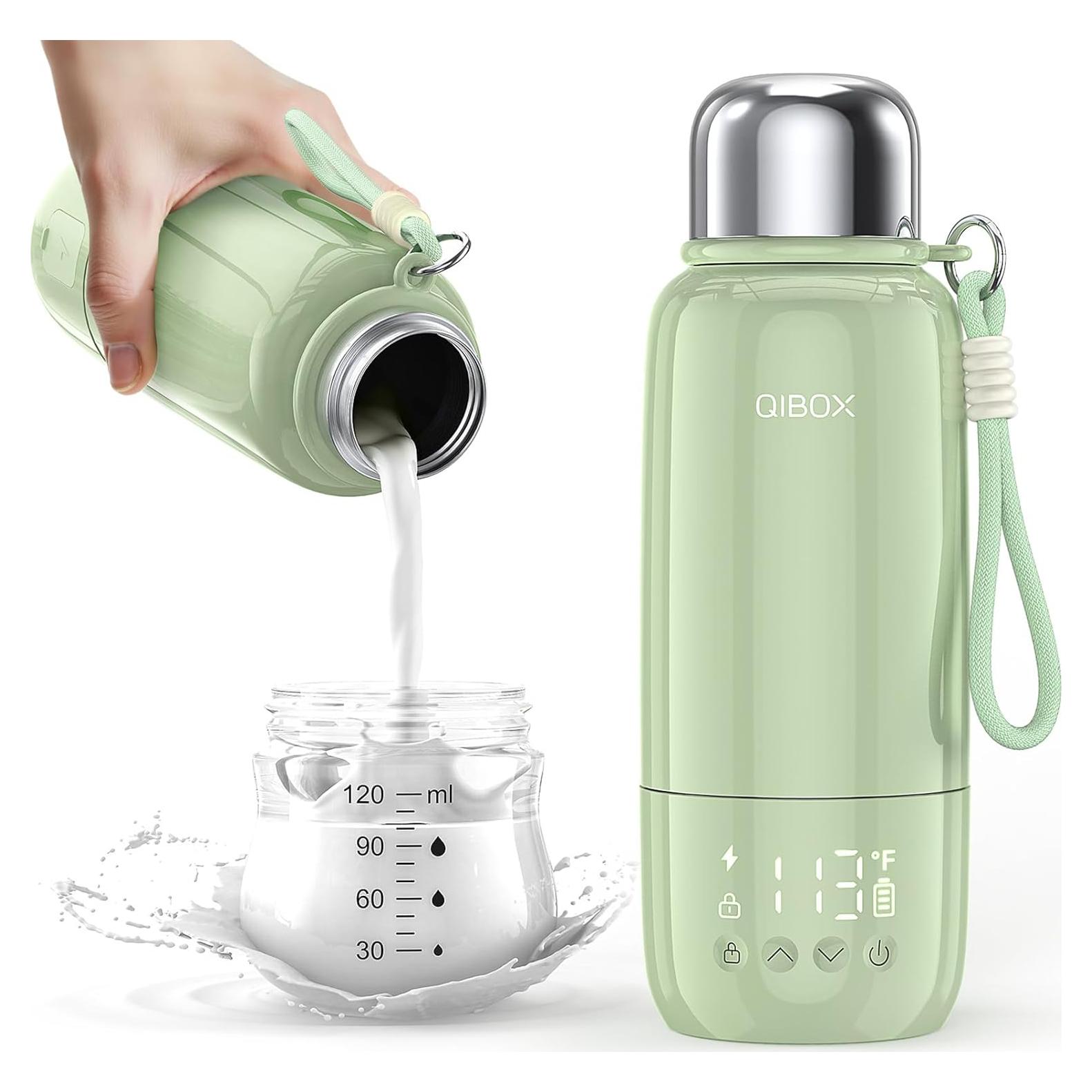 Calentador de Botellas Portátil QIBOX 500ml Carga Rápida 36W