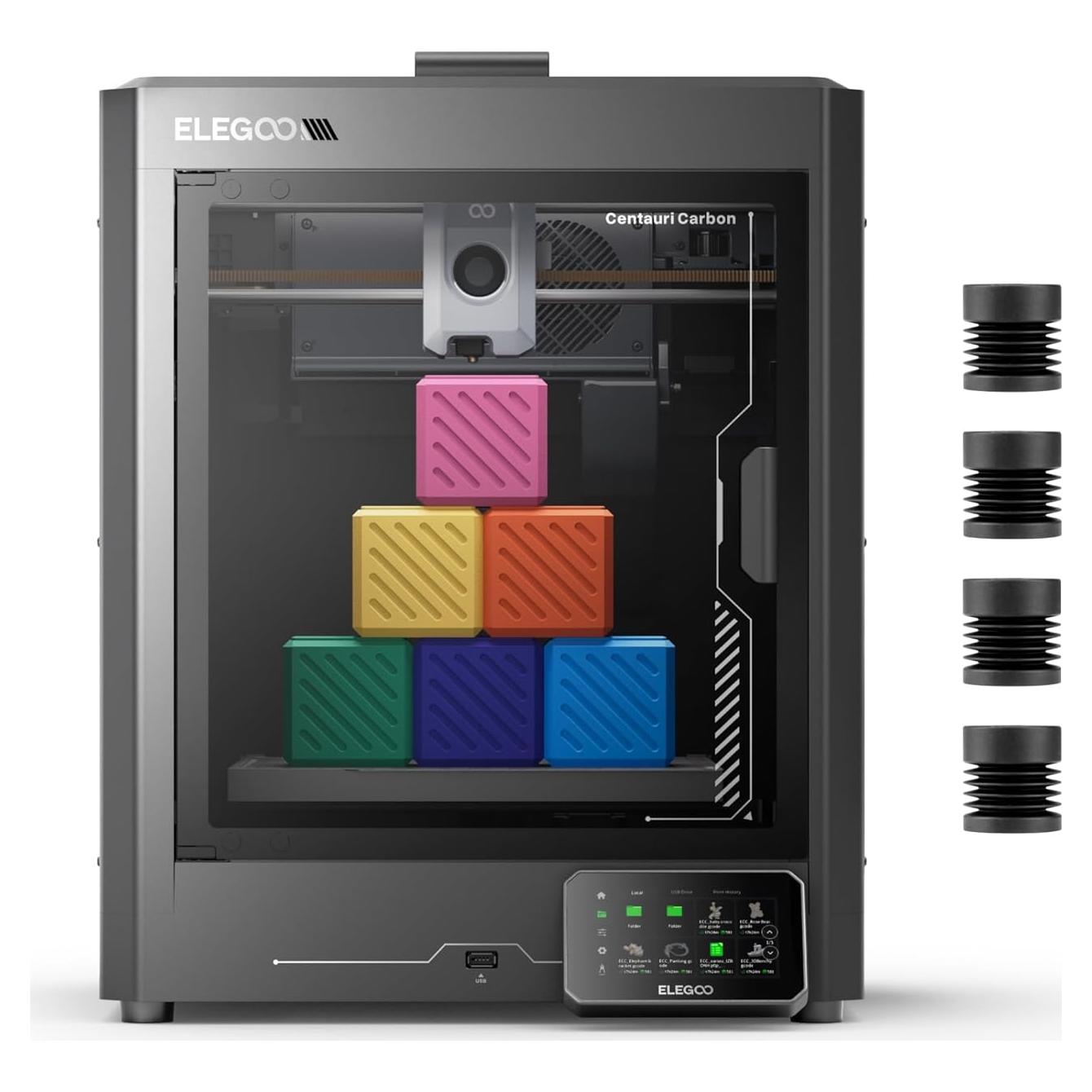 Impresora 3D ELEGOO Centauri Carbon, 256x256x256 mm, 500 mm/s