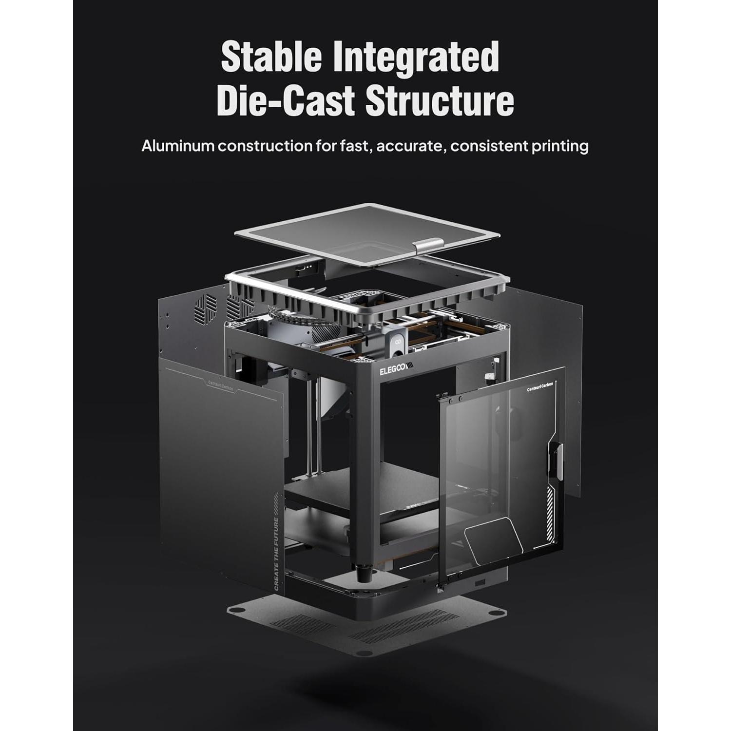 Impresora 3D ELEGOO Centauri Carbon, 256x256x256 mm, 500 mm/s