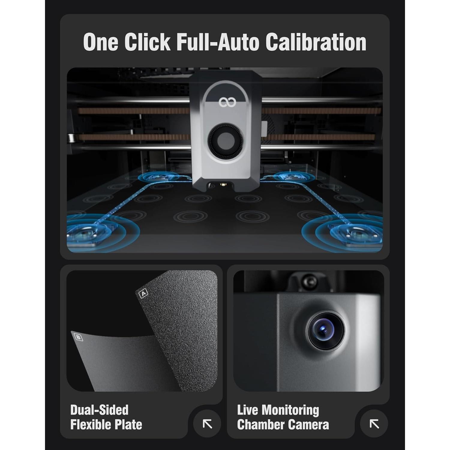 Impresora 3D ELEGOO Centauri Carbon, 256x256x256 mm, 500 mm/s