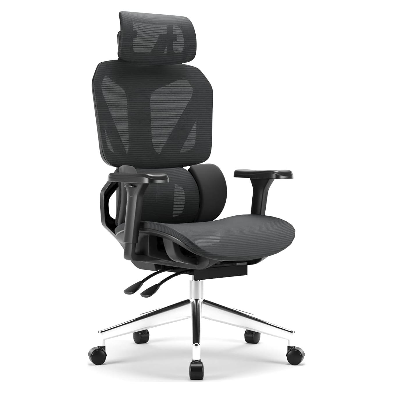 Silla de Oficina Ergonómica G-Pack Pro con Reposacabezas Ajustable