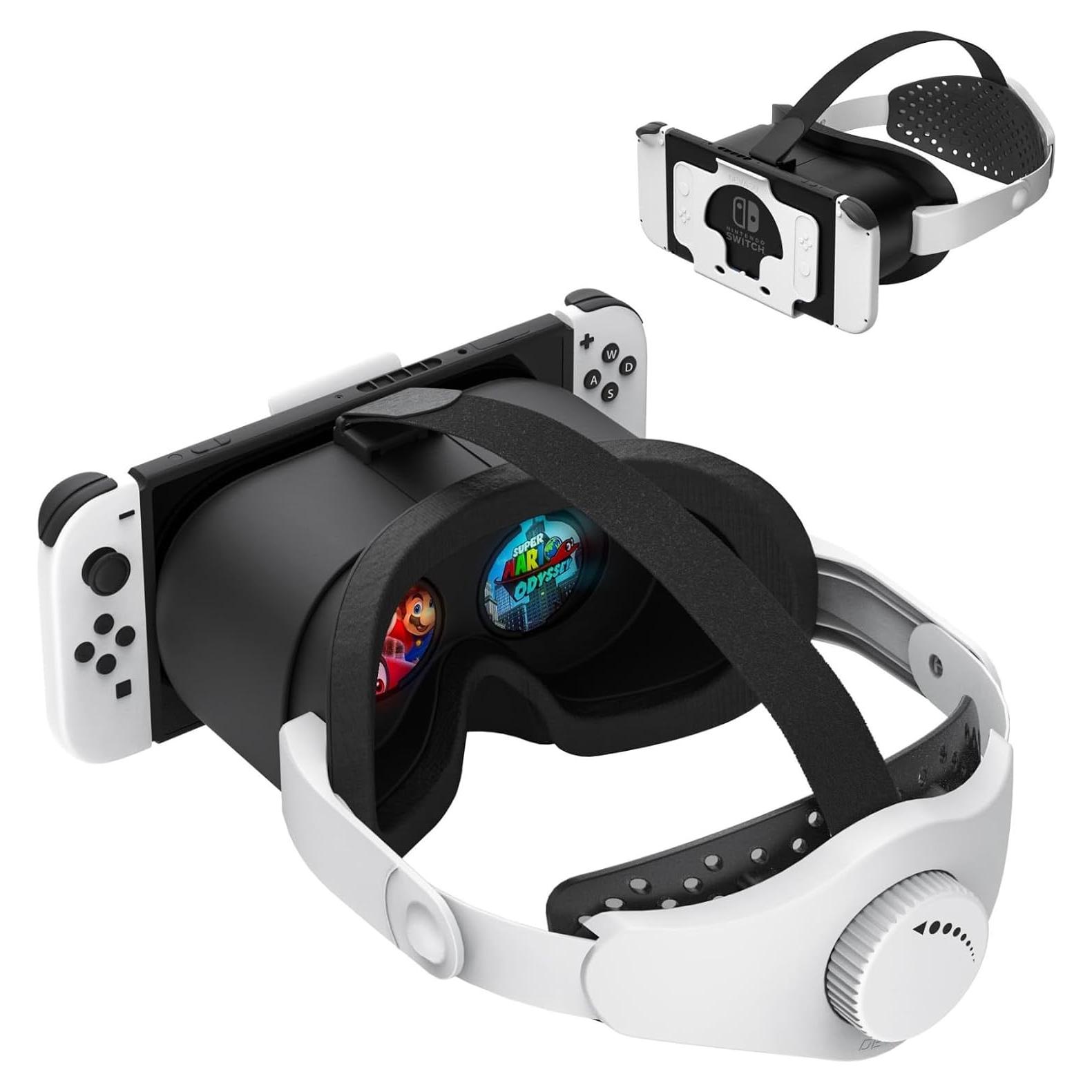 Auriculares VR GAEKOL para Nintendo Switch y OLED con correa Elite