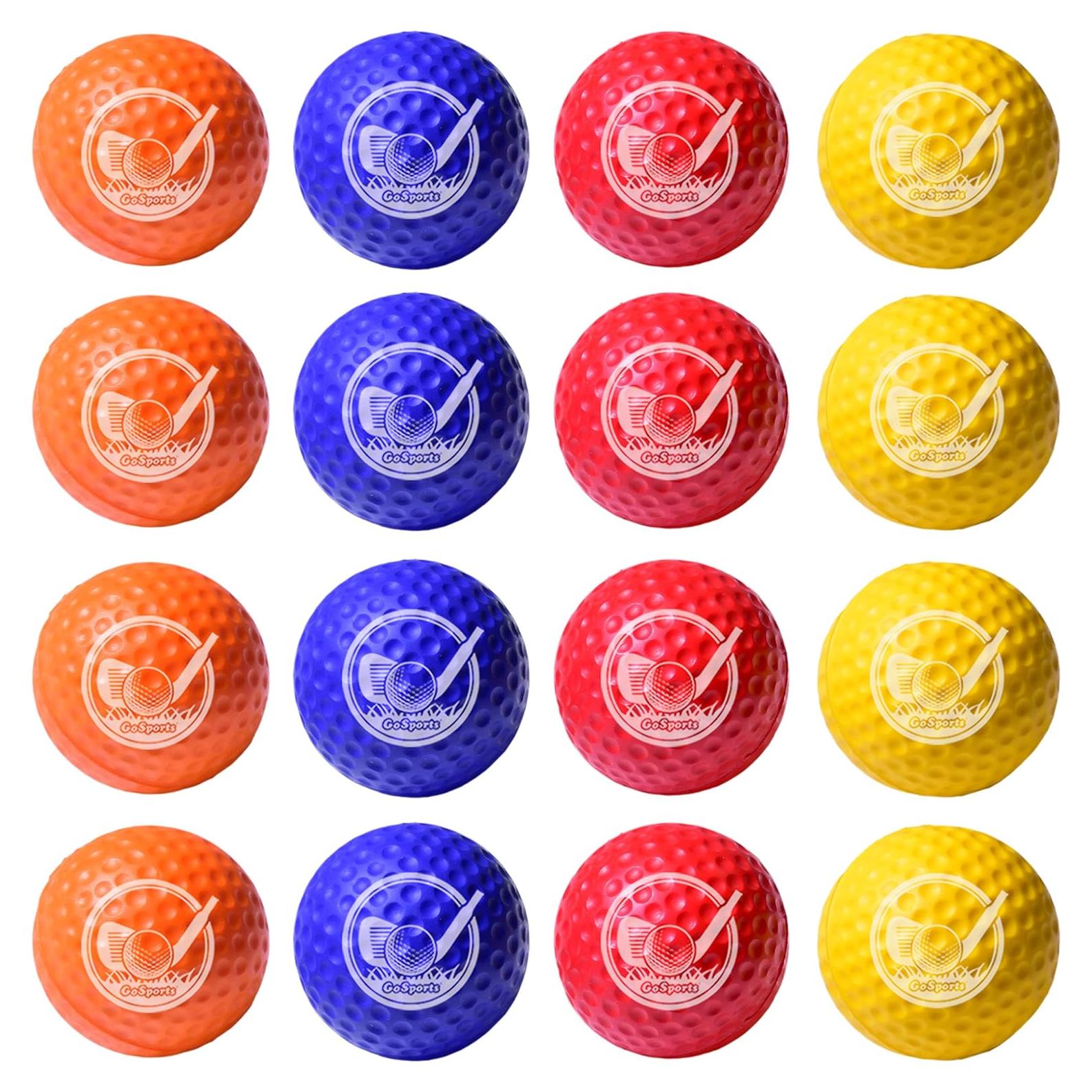 Pelotas de Golf de Espuma GoSports 16 Unidades para Entrenamiento