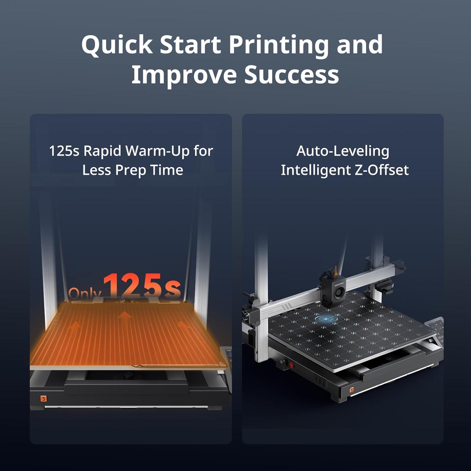 Impresora 3D Anycubic Kobra 3 Max 420x420x500mm Multicolor