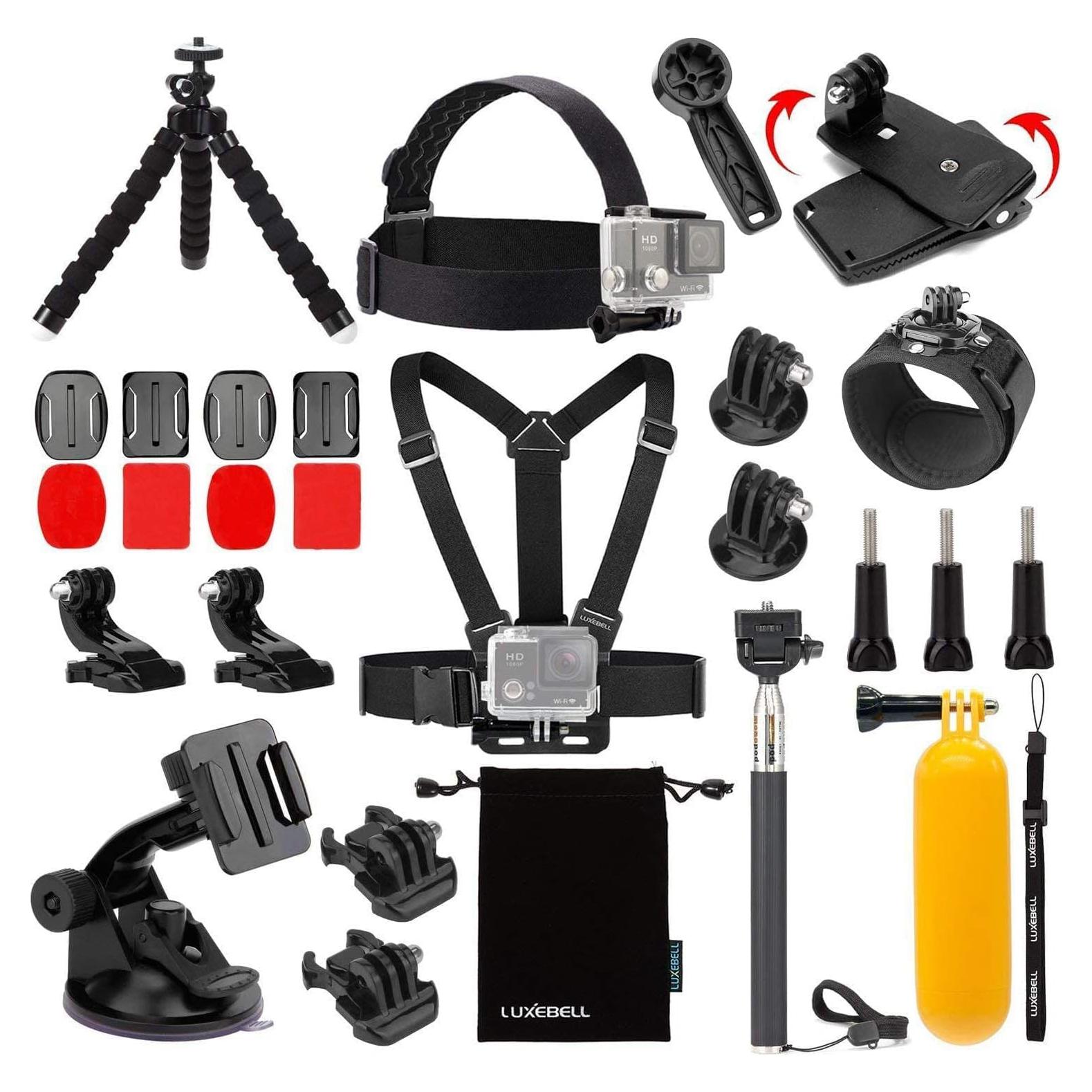 Kit de Accesorios Luxebell 14-en-1 para Cámara AKASO 4K