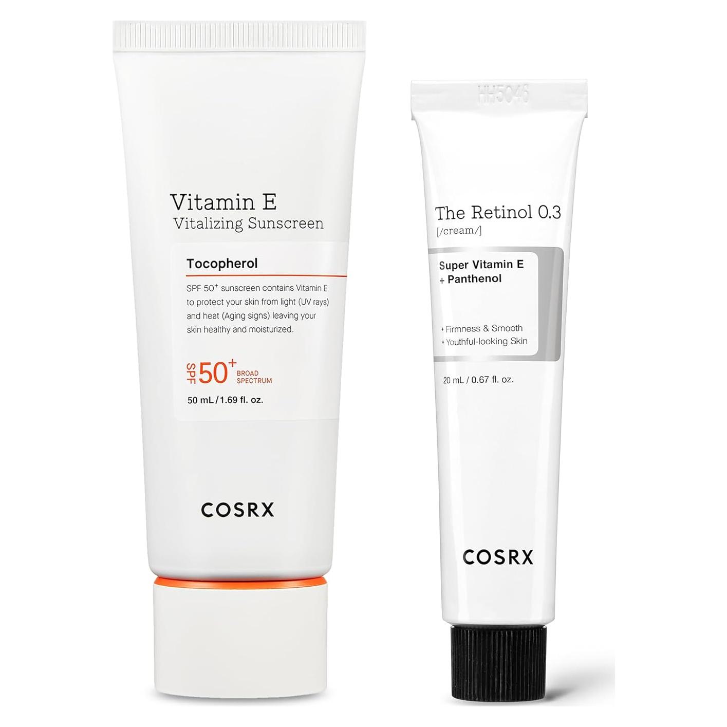COSRX Duo Crema Solar Vitalizante SPF 50 + Retinol 0.3%