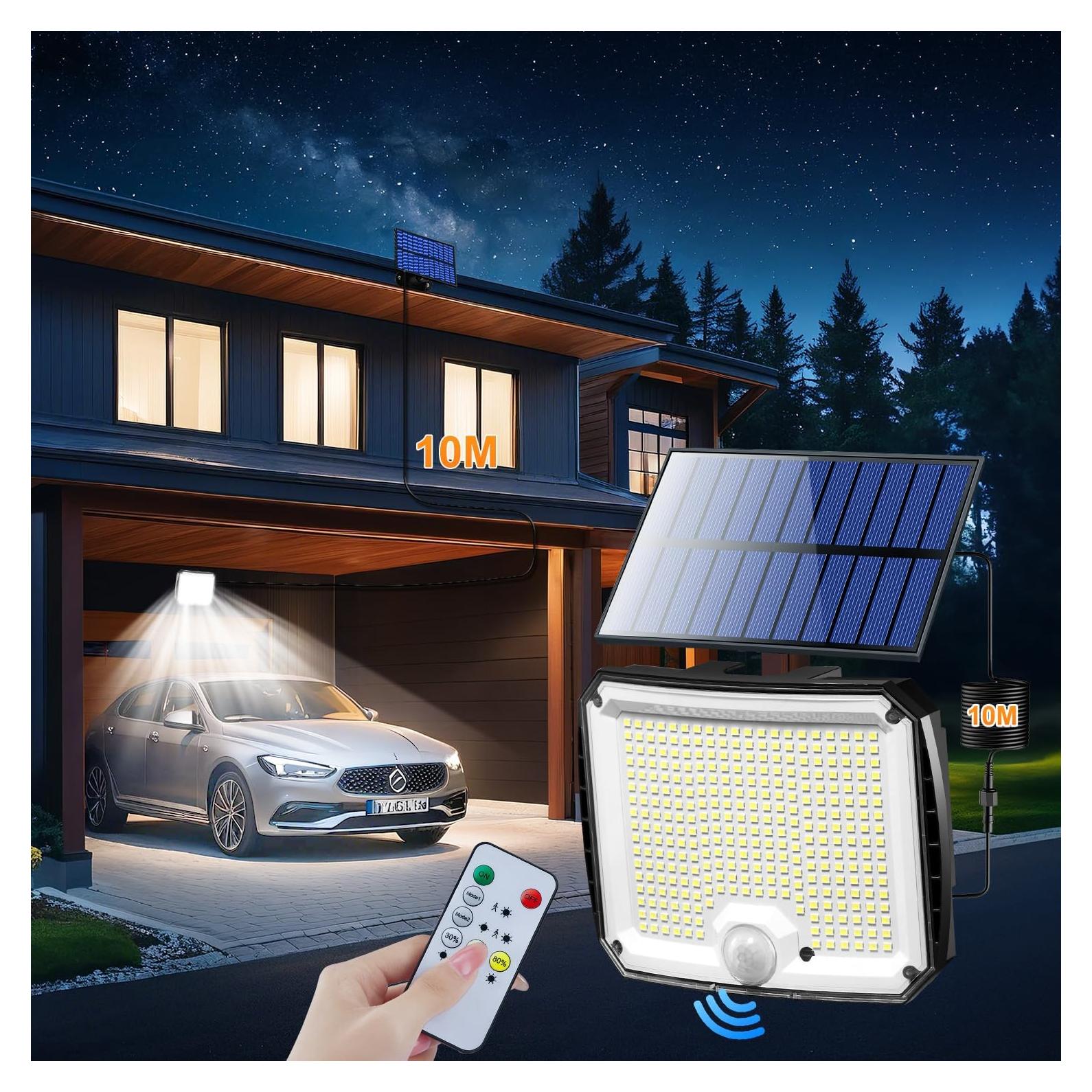 Luces Solares PIKOY 318 LED 10M IP65 Control Remoto