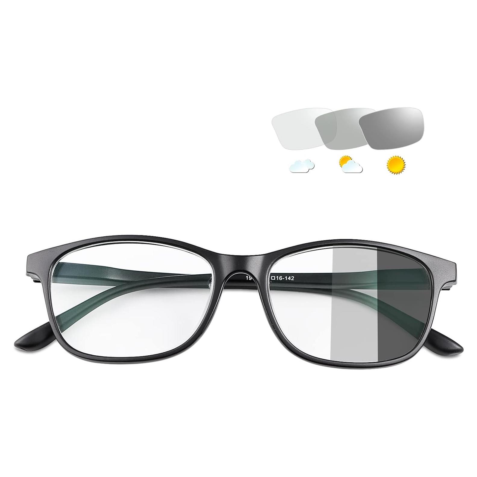 Gafas Fotoquímicas Miopía TR90 Negro -3.0 Unisex