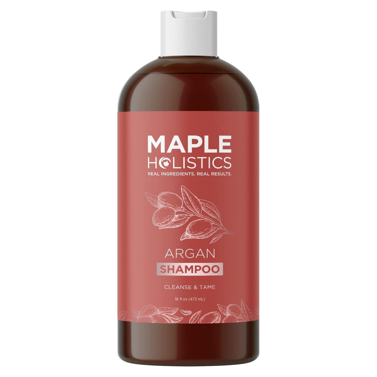 Champú de Aceite de Argán Maple Holistics 454g Sin Sulfatos