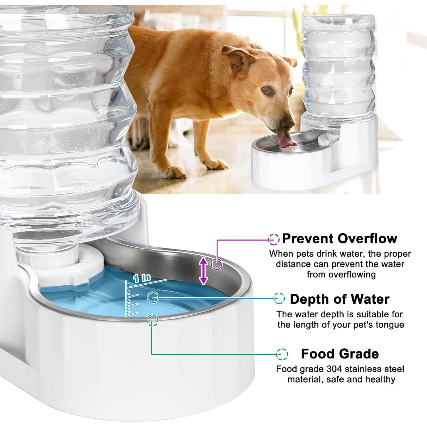 Dispensador de Agua RIZZARI 8L Acero Inoxidable para Mascotas