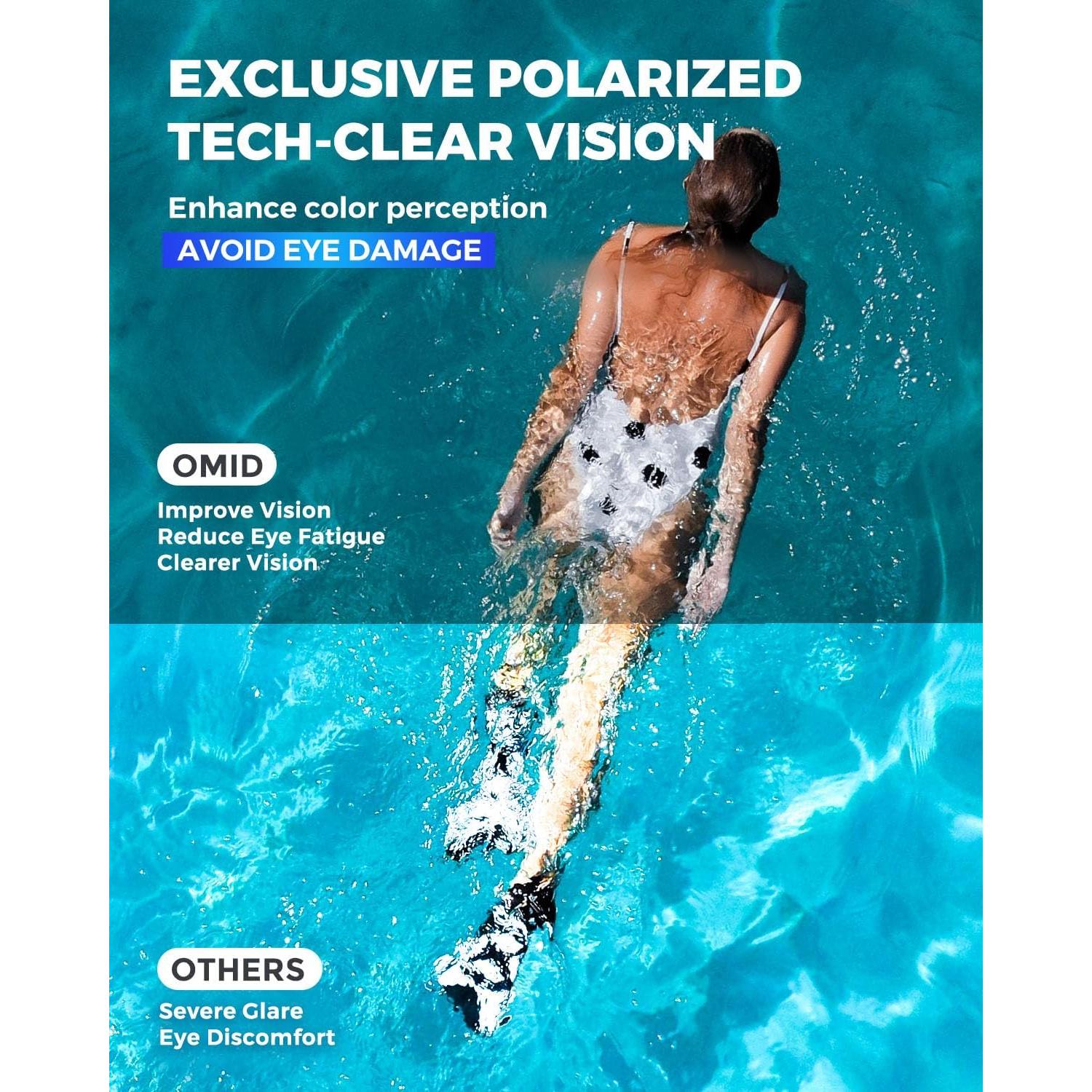 Gafas de natación OMID P2 polarizadas antiempañantes