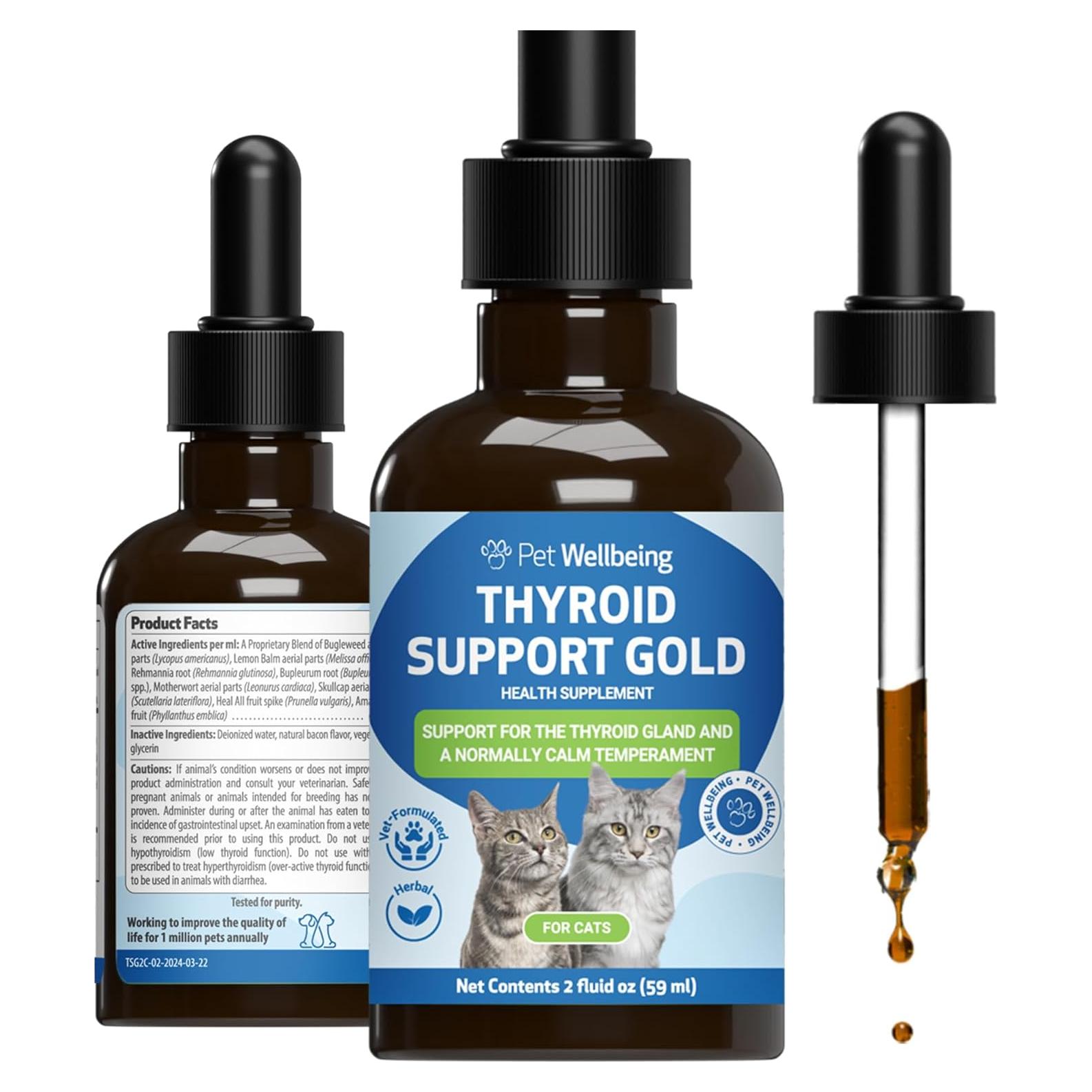 Suplemento para Gatos Pet Wellbeing Apoyo a la Tiroides 59 ml