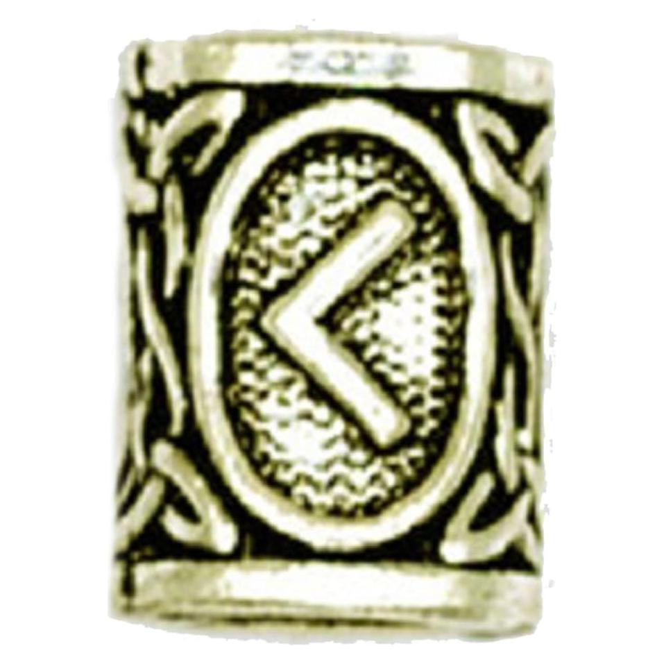 Collar Rúnico Nórdico Personalizable de Bronce - Kenaz