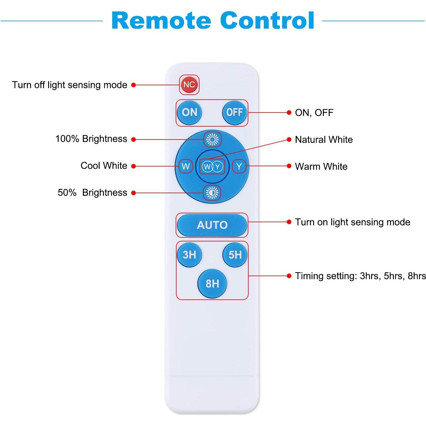 Luces Solares NIORSUN LED 2 Paquete 3 Colores Regulables