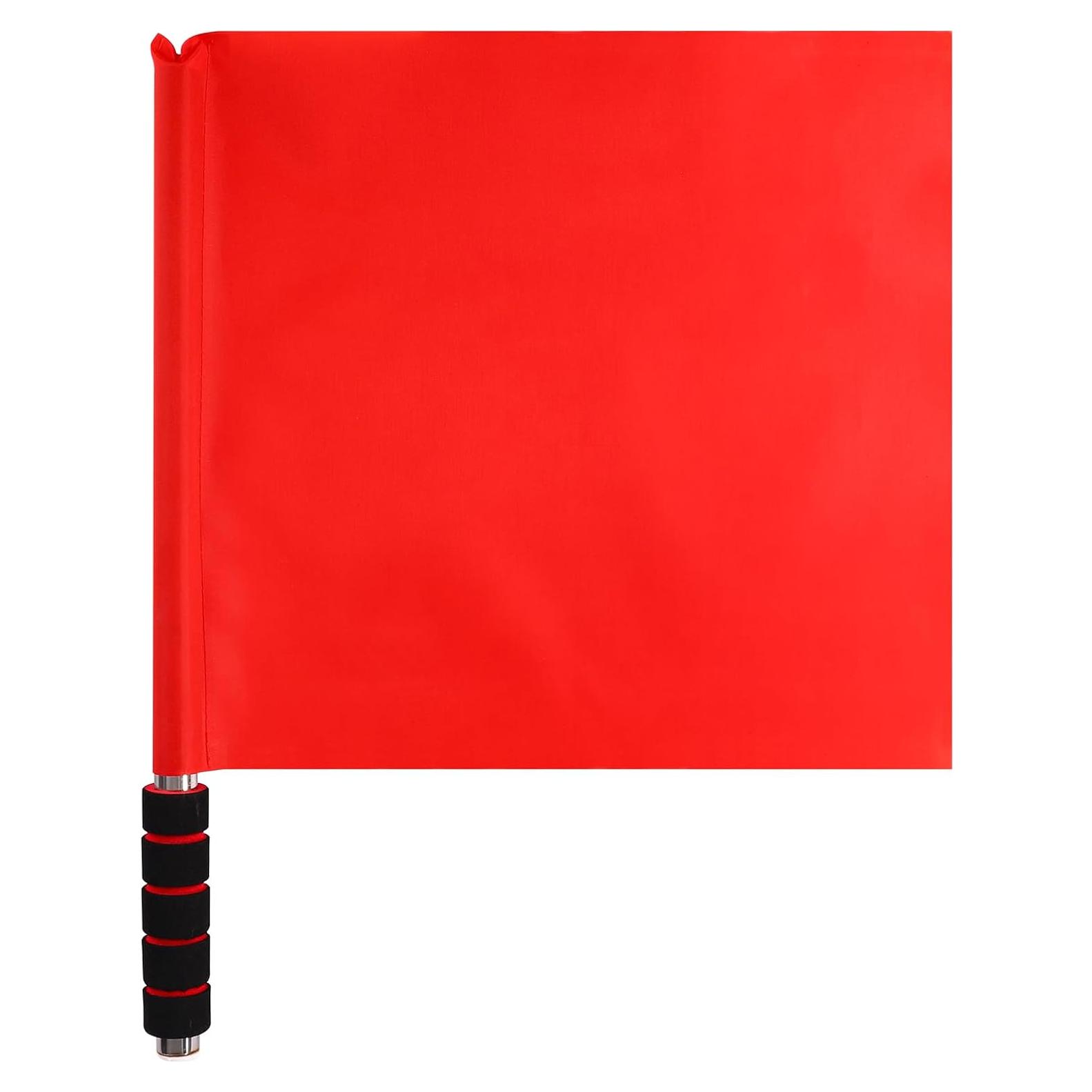 Banderas de Voleibol Juez de Línea Lyreh 36x32cm Rojas