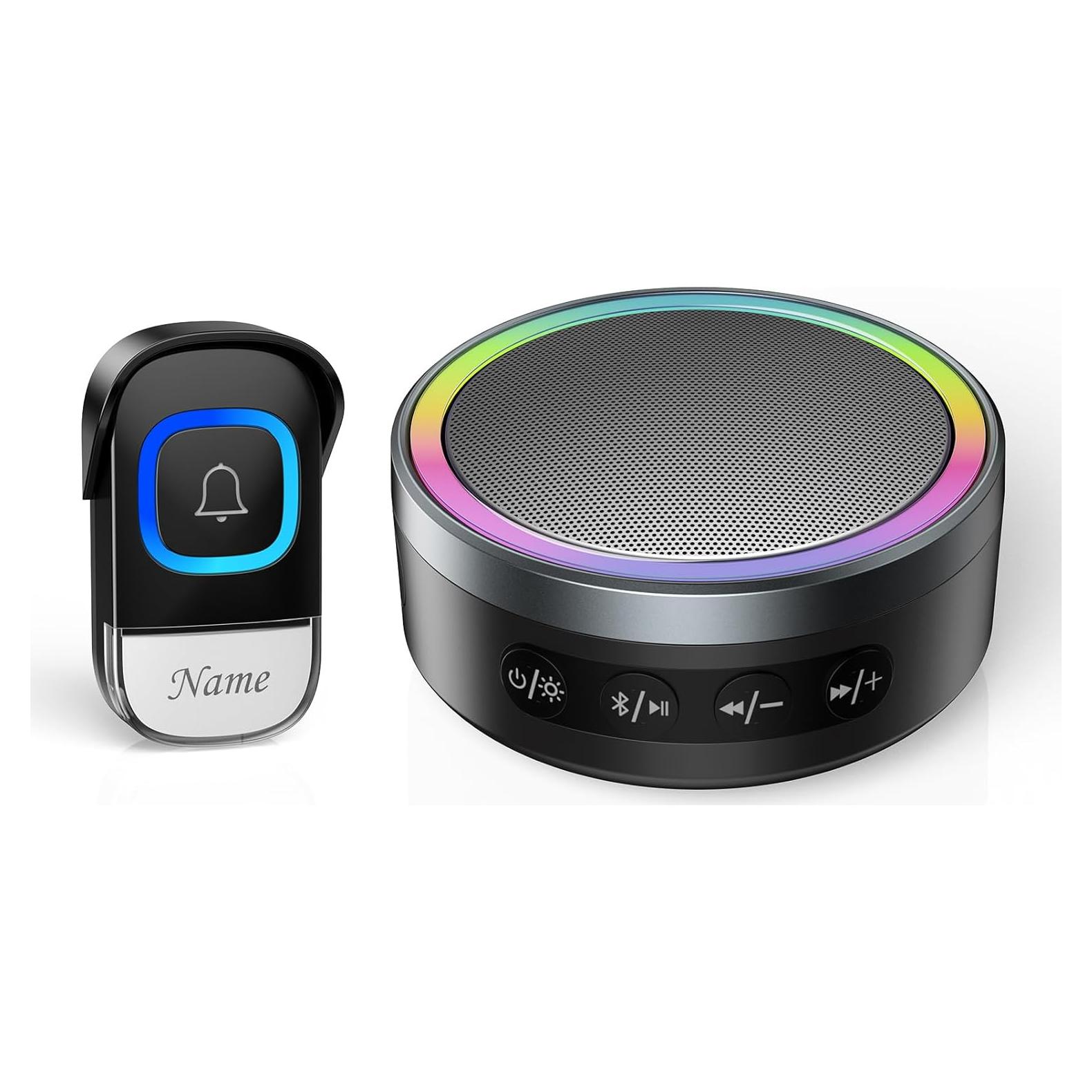 Timbre Inalámbrico TECKNET con Altavoz Bluetooth 1000mAh
