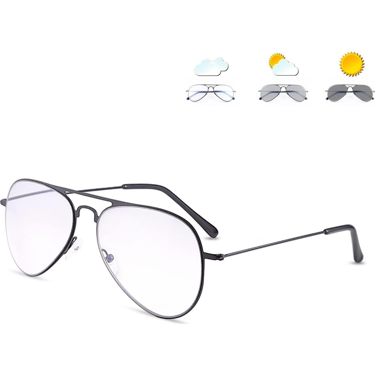 Gafas de lectura progresivas MIRYEA foto-cromáticas UV400