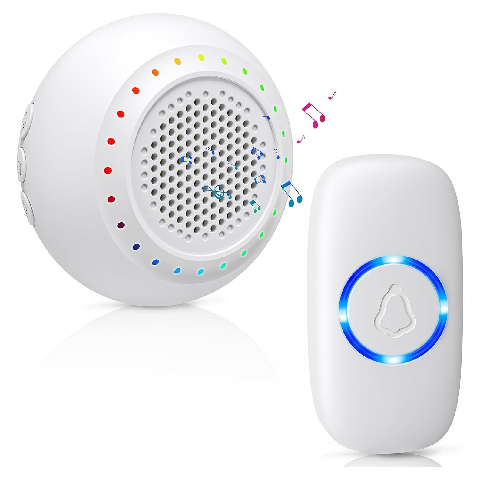 Timbre Inalámbrico PHYSEN con 1 Transmisor y 1 Receptor