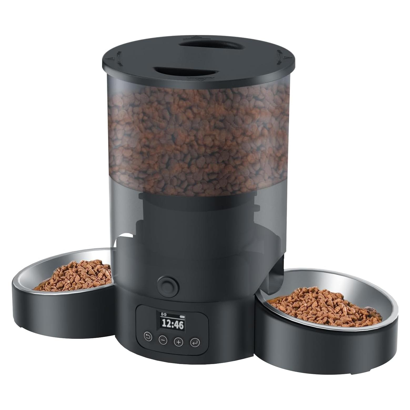 Comedero Automático SURDY 3L para 2 Gatos con Temporizador