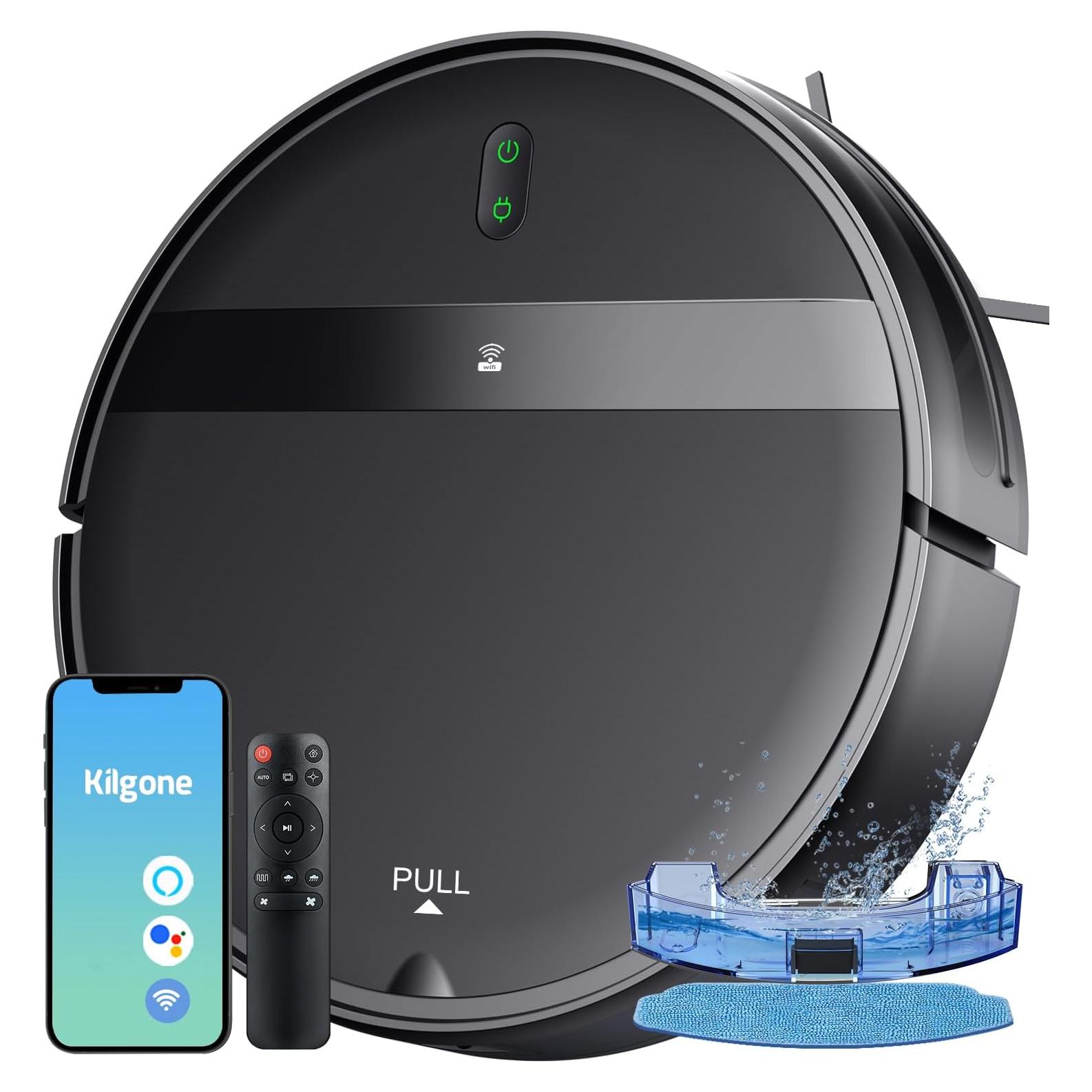 Aspiradora Robot G20 Kilgone con Mopa, Control por App y Voz