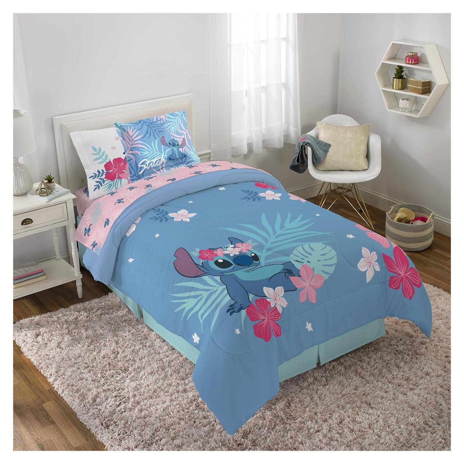 Juego de Cama Twin Jay Franco Lilo & Stitch 5 Piezas