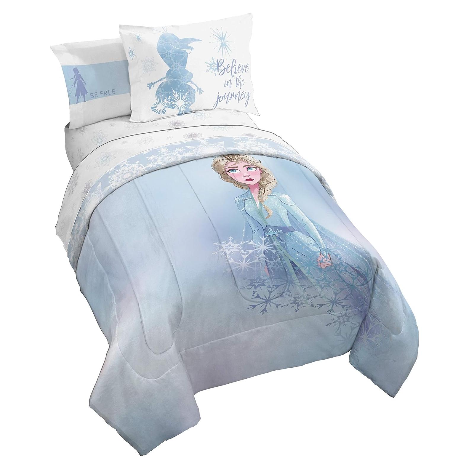 Juego de cama completo 7 piezas Disney Frozen 2 Elsa
