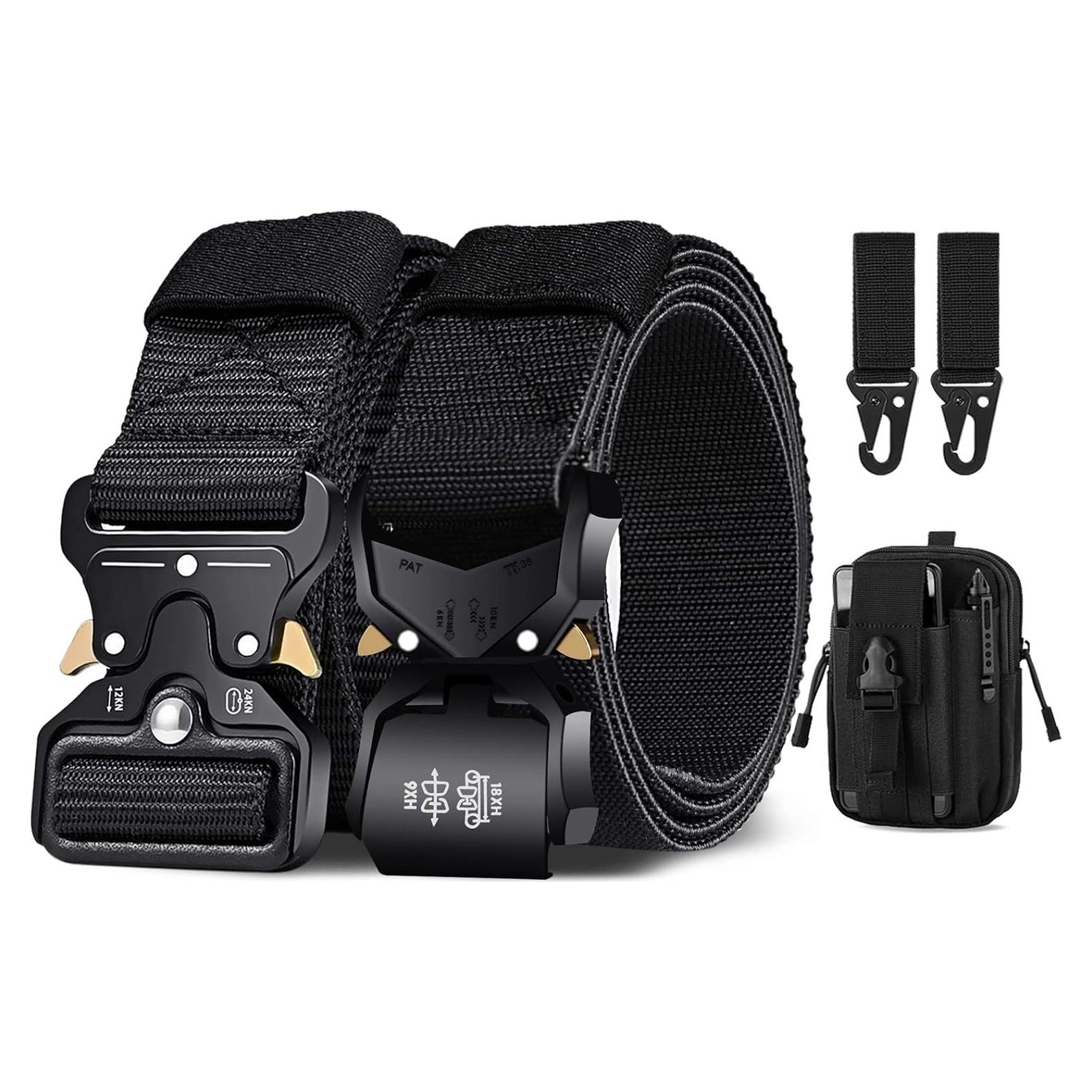 Cinturón Táctico BESTKEE para Hombres 125 cm Nylon 2 Piezas