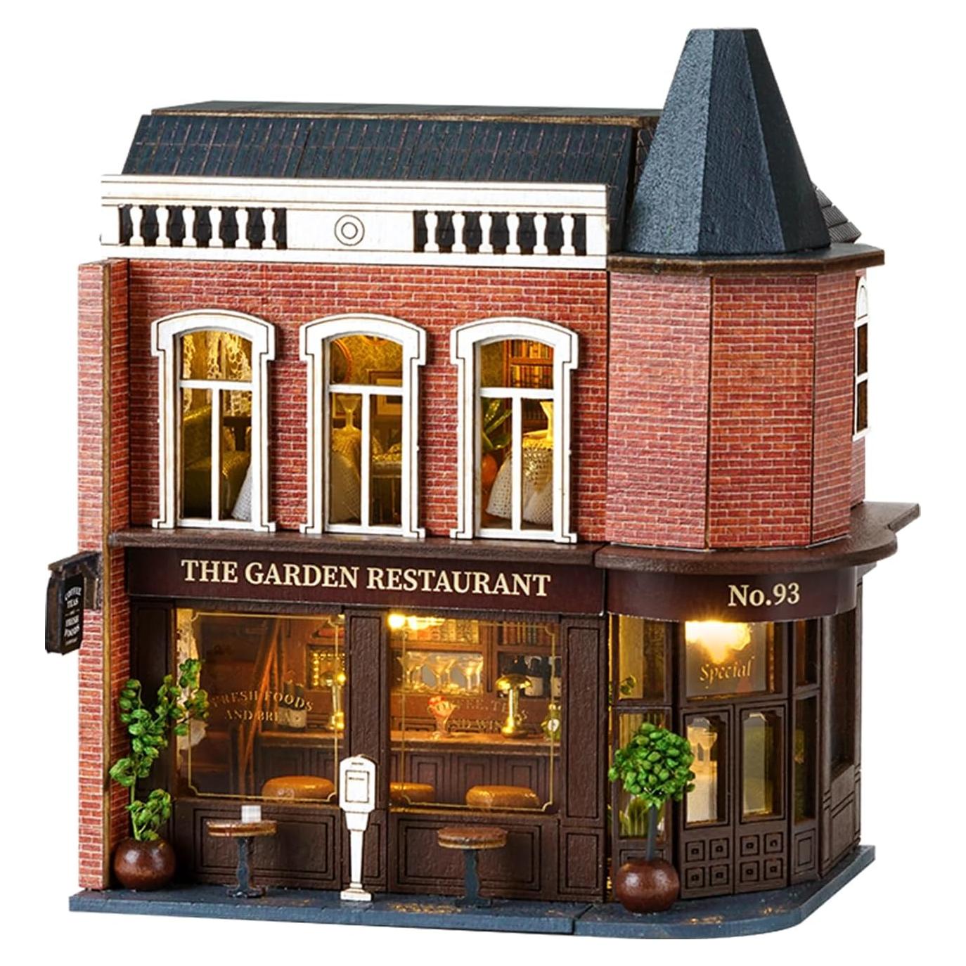 Kit Casa de Muñecas Flever D-016 con Muebles y LED