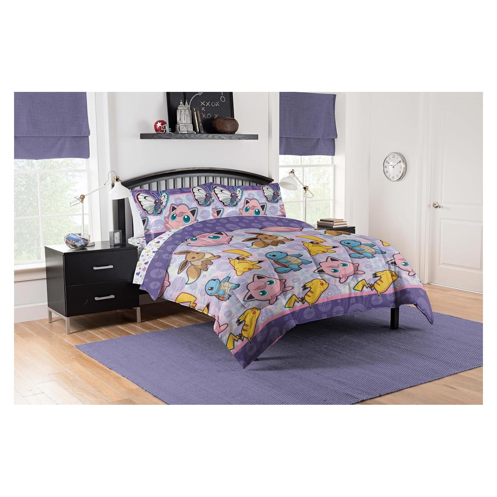 Conjunto de cama completo Northwest Pokemon 5 piezas