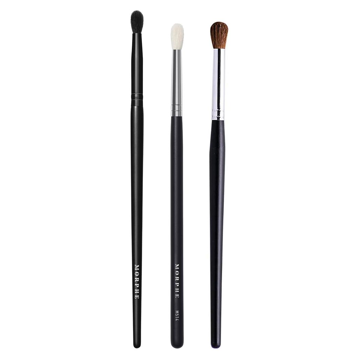 Set de 3 Brochas para Sombra de Ojos Morphe M514 M332 M441