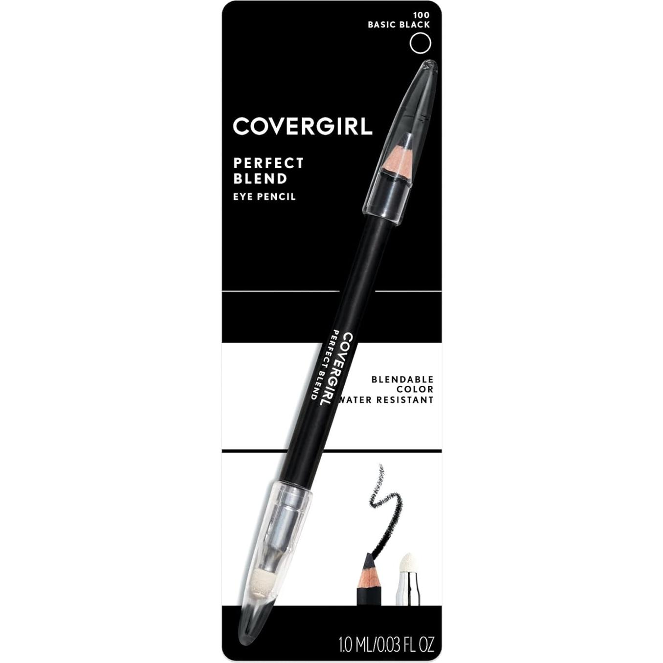 Lápiz de Eyeliner Perfect Blend COVERGIRL Negro 1 Cuenta