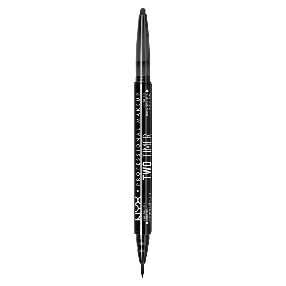Delineador Doble Tenedor NYX Professional Makeup - Negro