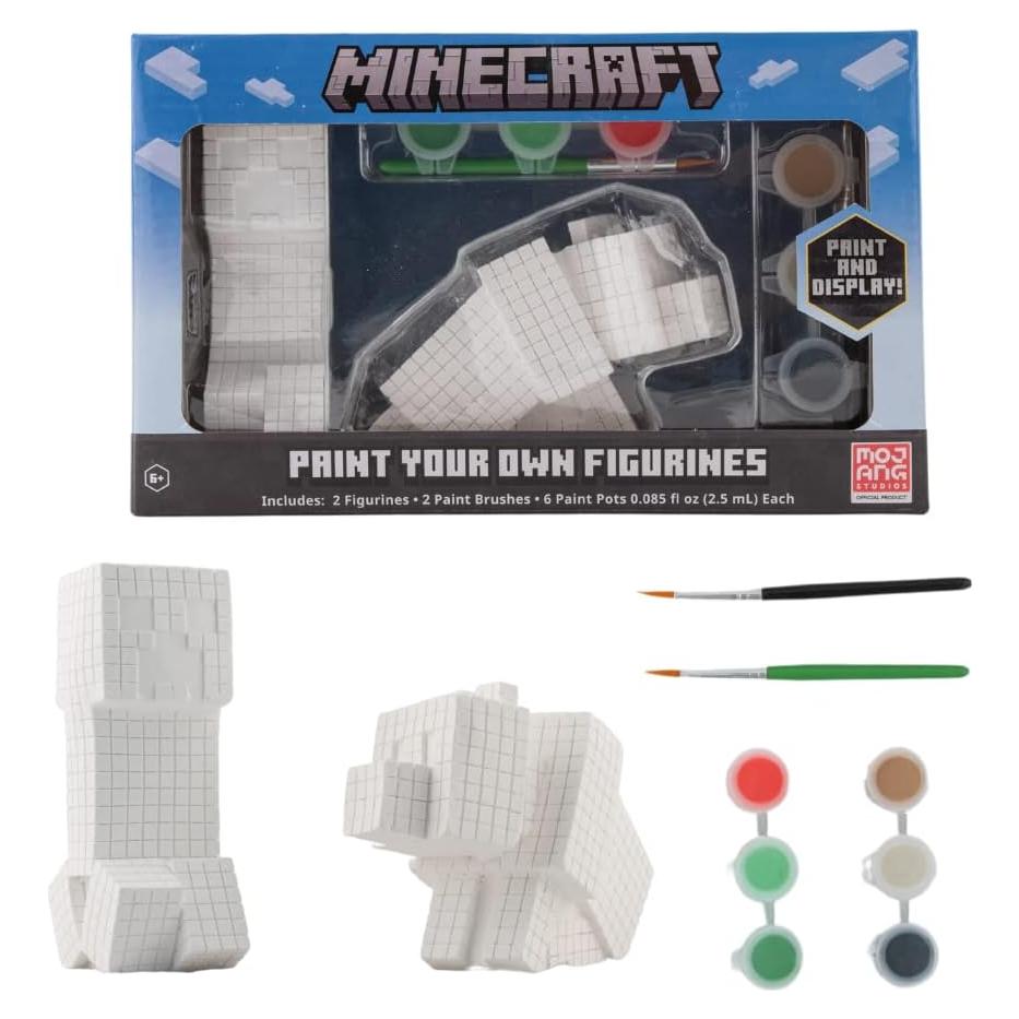 Conjunto de Pintura Minecraft Diseños Innovadores 2 Figuras