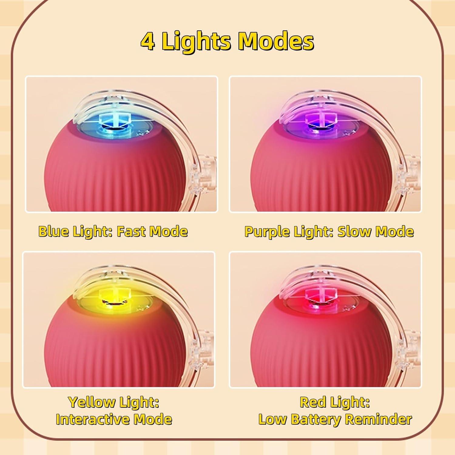 Bola Interactiva para Mascotas XinHai, Juguete Automático Verde