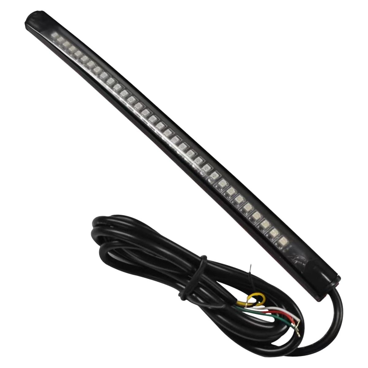 Tira LED de Freno ZIMISI 20 cm Impermeable Rojo y Ámbar