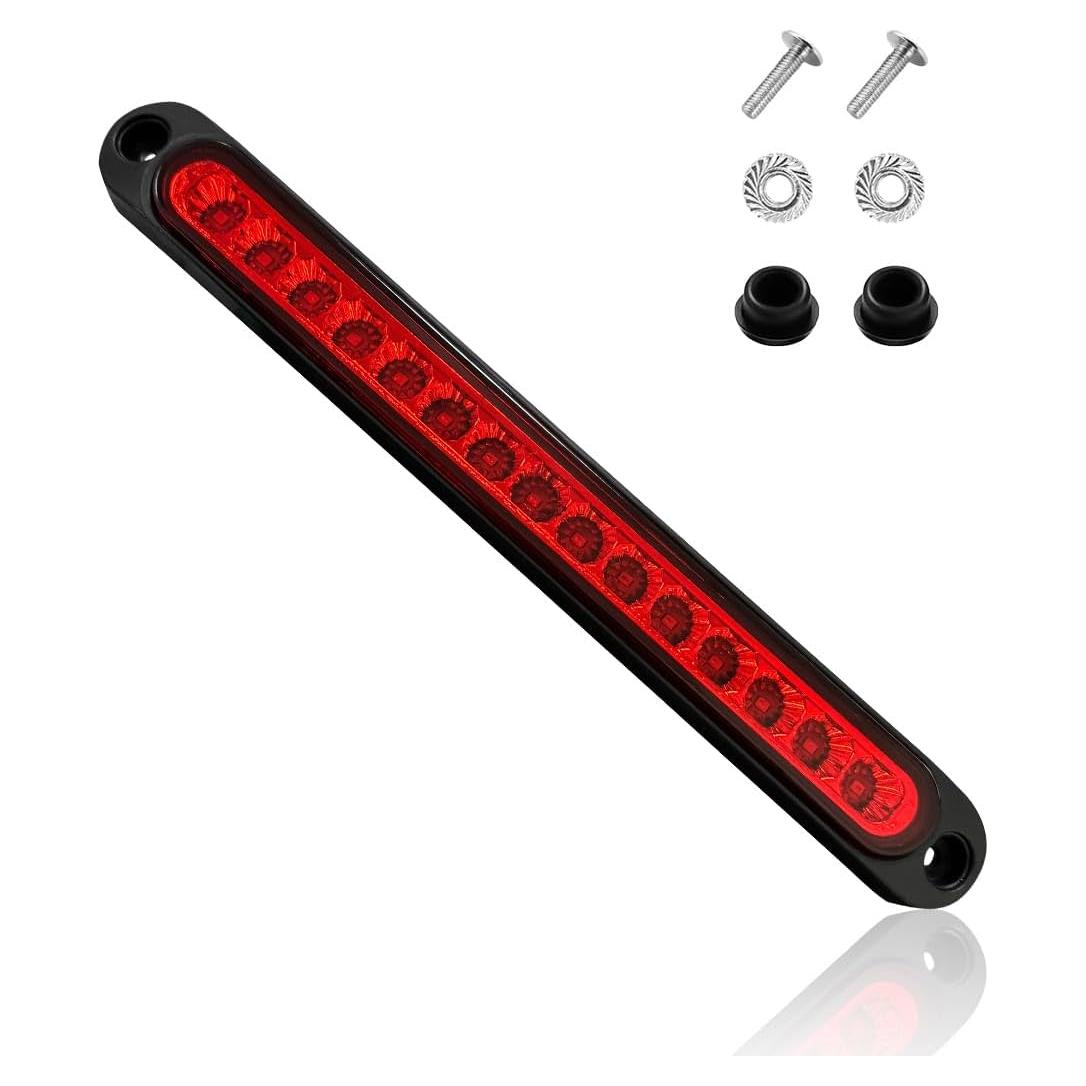 Barra de Luz de Freno y Cola LED 10'' Suvnie Rojo 3W